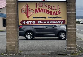 $100 GIFT CERTIFICATE FROM HENSELL MATERIALS